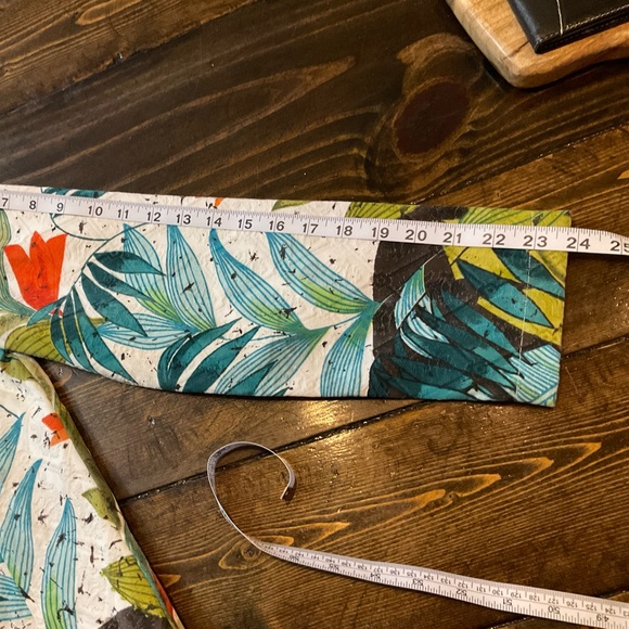 Life Style Tropical Leaf Print Blazer - Picture 5 of 11